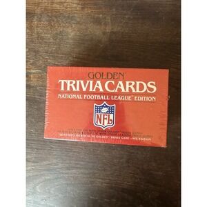 VTG 1984 Golden Trivia Cards NFL National Football League Edition Expansion Pack
